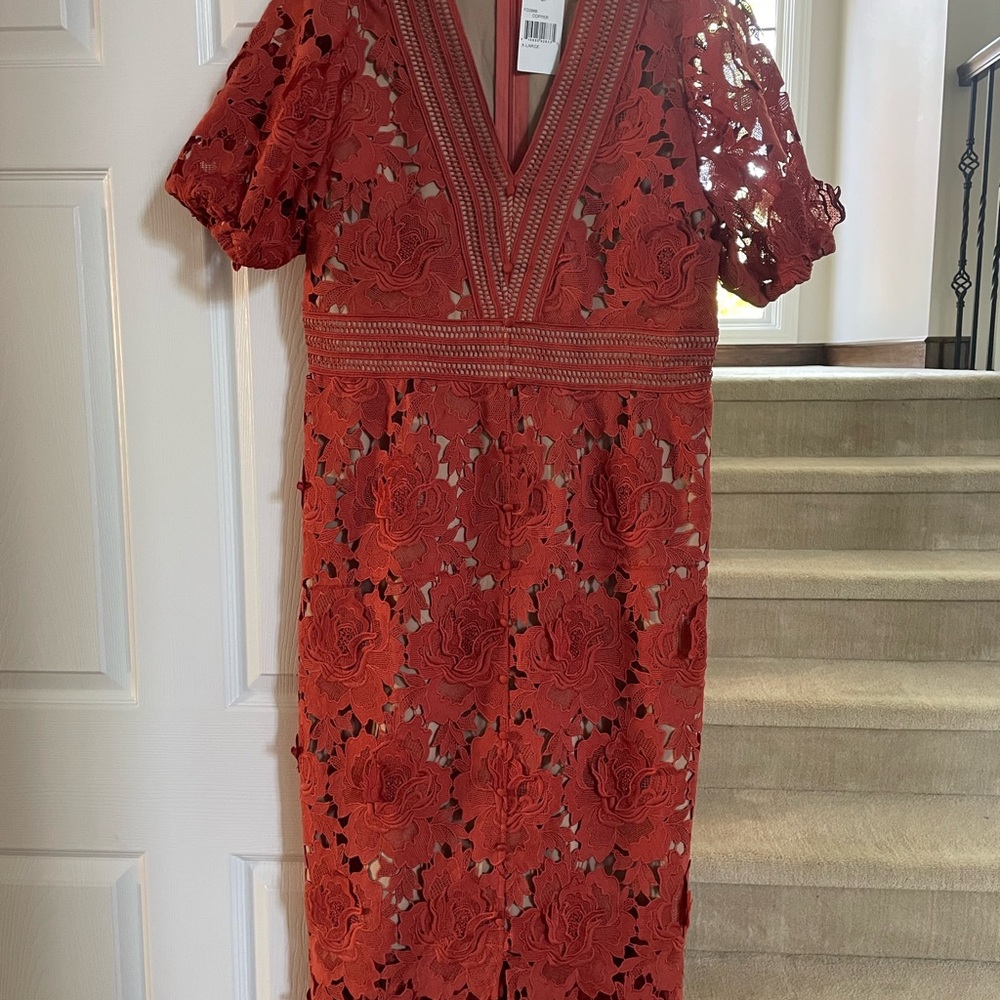 Beautiful Adalyn Rae embroidered dress. Perfect for wedding or garden party.